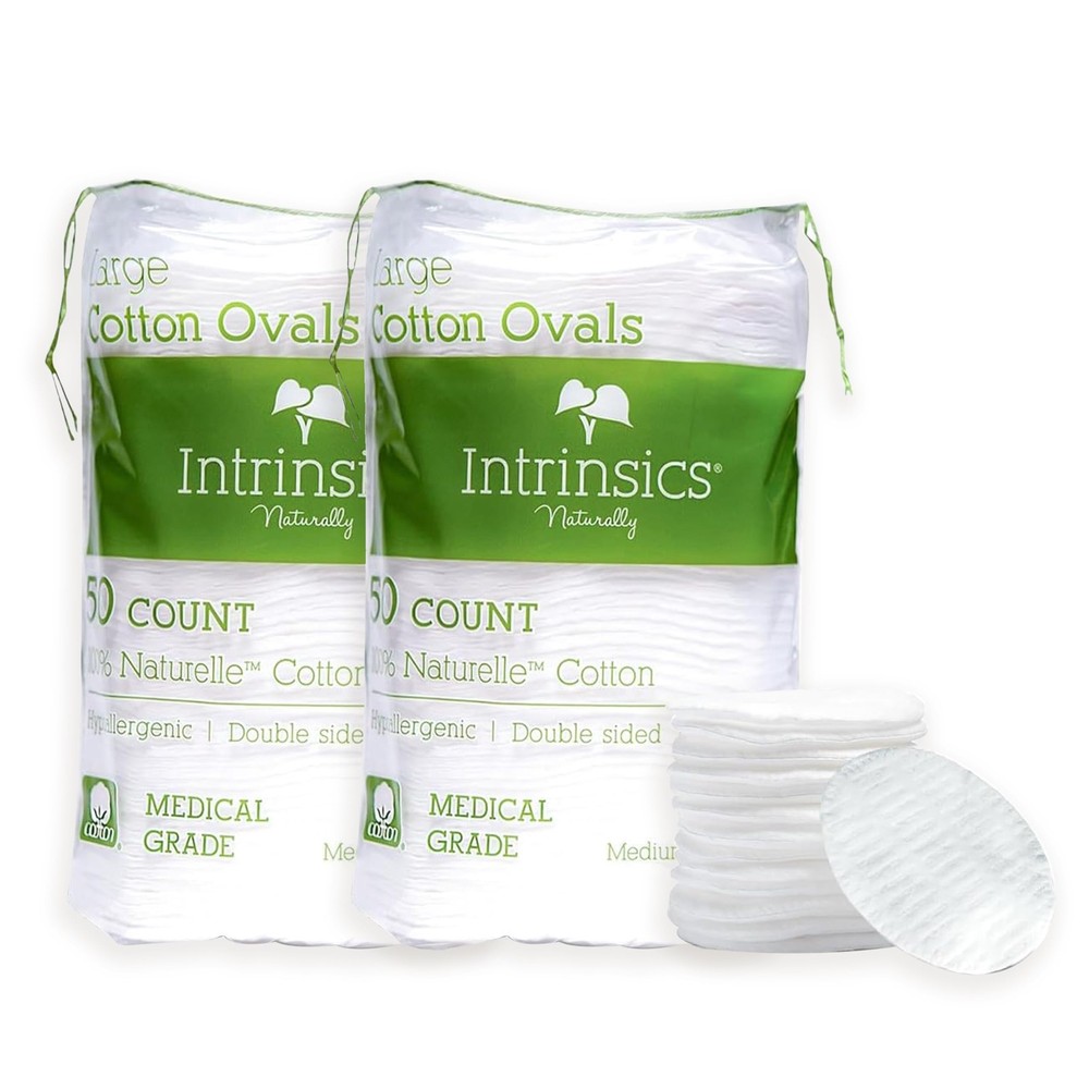 Intrinsics Premium 3” Large Cotton Rounds 2 Pack (100 100 Count (Pack of 2)