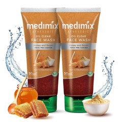Medimix Ayurvedic Oil Clear Face Wash With Honey & Besan 100ml Pack Of 2