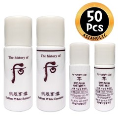 The history of Whoo Seol Radiant White Balancer (25pcs) + Lotion (25pcs) 50pcs