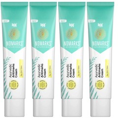 Bajaj Nomarks Ayurvedic Cream For Wrinkles, Scars, Dark Spot & Oily Skin 25g X 4