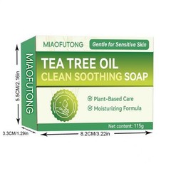 Tea Tree Oil Soap Deep Pore Cleansing Face Body Skin Nourishing 115g