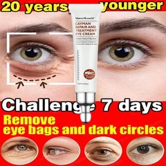 2PCS Instant Remove Dark Circles Wrinkles Face Lines Puffy Eyes Under Eye Cream