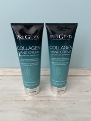 PROGÉNIX COLLAGEN HAND CREAM DRY ROUGH SKIN 8 FL OZ. LOT OF 2 NEW