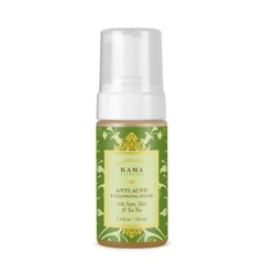 Kama Ayurveda Anti Acne Cleansing Foam 100 ML with Neem, Tulsi & Tea Tree F/S