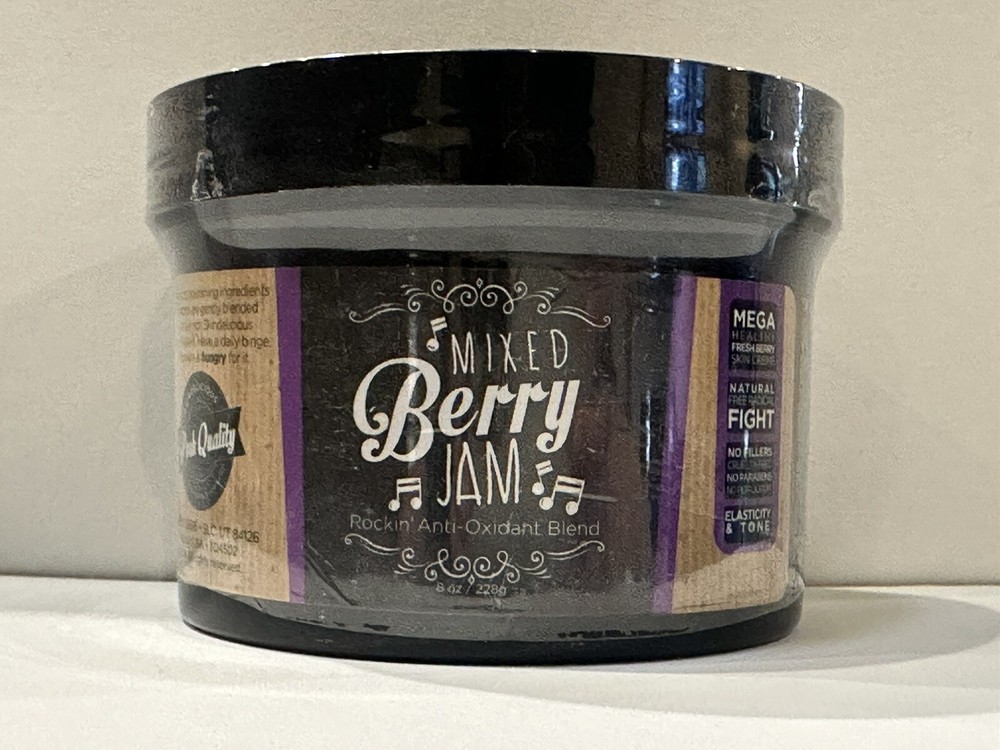 NEW SEALED Perfectly Posh SKINDELICIOUS Scrumptious Body Butter MIXED BERRY JAM