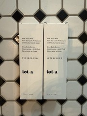 Lot Of 2 iota body Supercloud Body Serum New In Box 5 oz Brightening Yuzu Peel