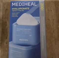 MEDIHEAL Hyaluronate Hydration Toner Pads 200 Pads Moisturizing K-Beauty