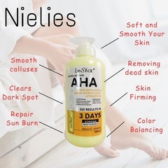 AHA Strong Brightening Body Cream Hydroxy Acid Vitamin C Whitening 500ml