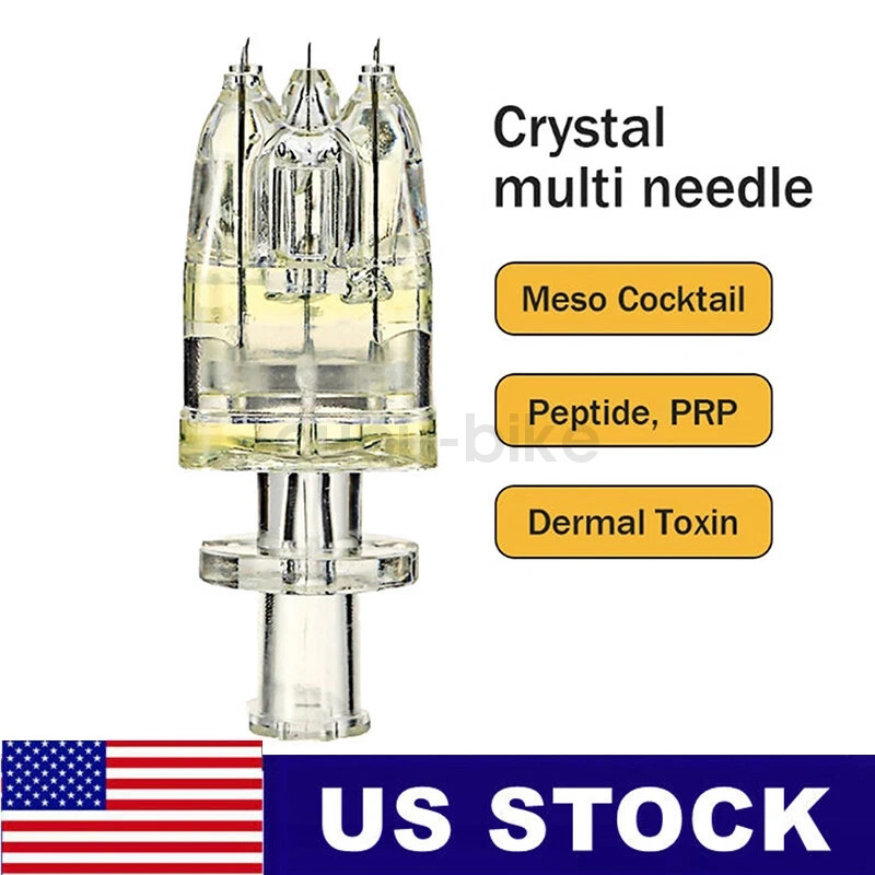 5Pin Crystal Multi Needle Cartridges 32G 1.5mm Mesotherapy Water Light Skin Care
