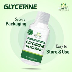Earth Nourish Glycerin 3.38 Fl Oz / 100ml Pack of 1 – Pack of 4