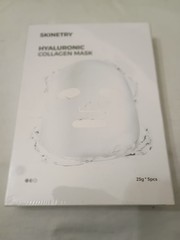 Skinetry Hyaluronic Collagen Mask Sheet Moisturizing Face 25g 5 Sheets
