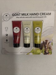 Dionis Goat Milk Skincare Assorted Scented Hand Cream 2.5 oz – 3 Pack