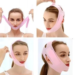 Silicone V Face Slimming MaskJaw & Chee Double Chin Reducer Band for Men & Women