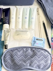25 Piece Travel Toiletry Kit Gift Set Hair Face Body Care TSA Approved FREE GIFT