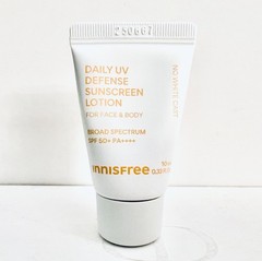 Innisfree Green Tea Seed Hyaluronic Cream Mini Daily UV Defense Sunscreen SPF 50