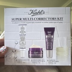 Kiehl’s Super Multi-Corrective Mini Set Retinol Serum Cream Eye 3pc