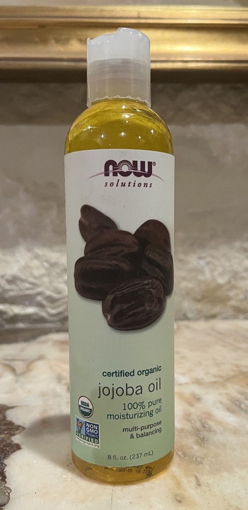Now Solutions – Organic Jojoba Oil 100% Moisturizing Oil 8 Oz NEW