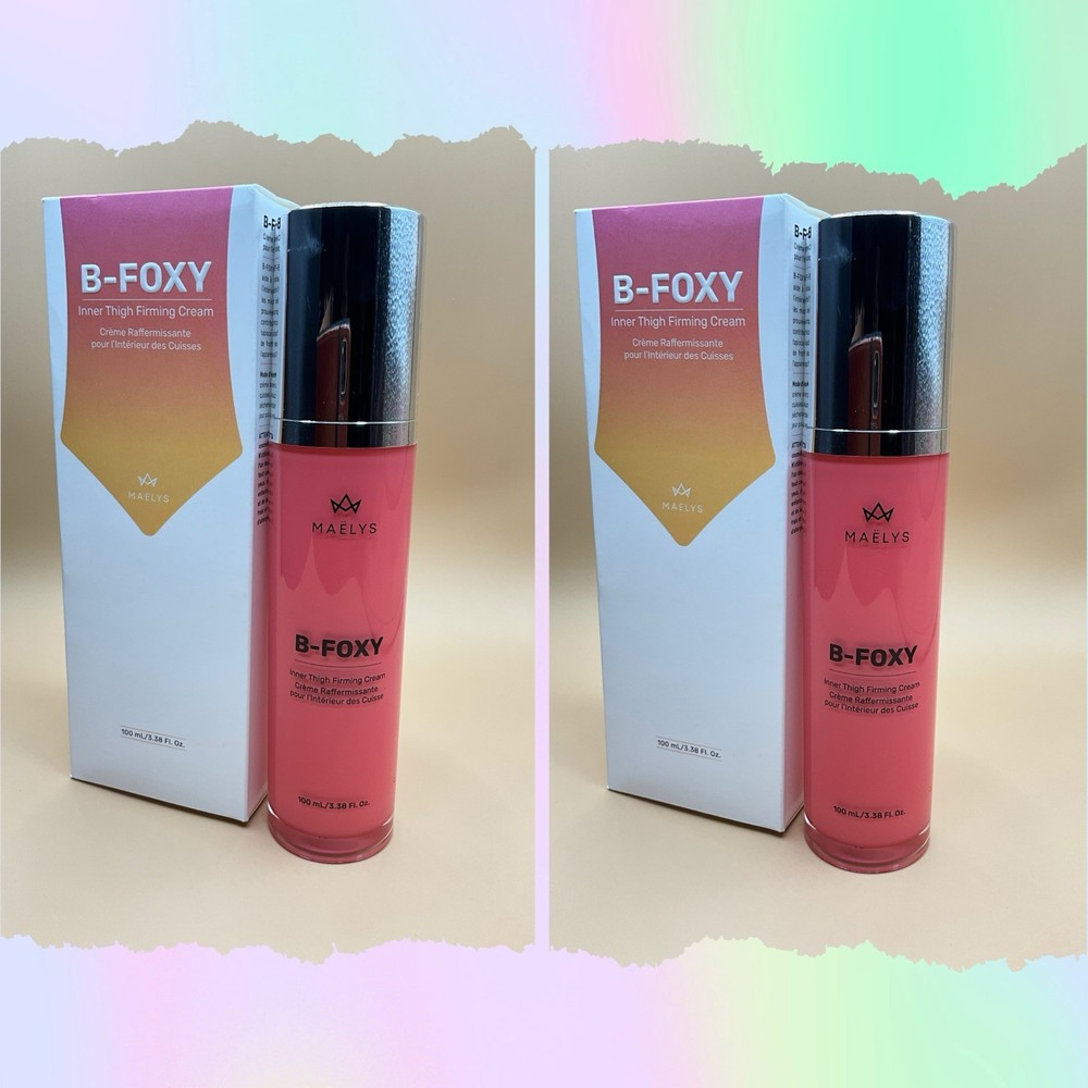 2x Maelys B-Foxy Inner Thigh firming cream 3.38oz NEW