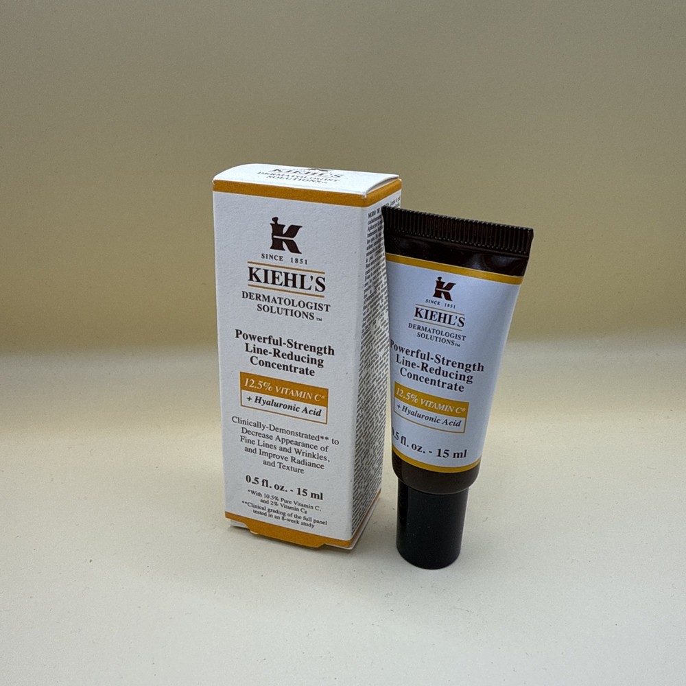 Kiehls Dermatologist Solutions Decrease of Fine Lines & Wrinkles .5 Oz New Boxed