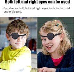Eye Patch, 2PCS 3D Adjustable Eyepatch, Medical Eye Patches for Right or Left
