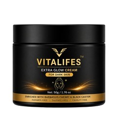 VITALIFES Skin Protect Cream Gentle Skin Care Extra Glow Effect 50gm/1.7oz