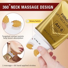 AH-8 Firming Neck Cream with Roller – Anti-Aging Moisturizer for Neck & Chest…