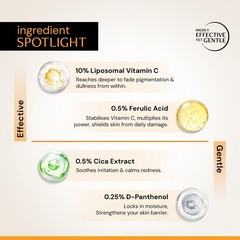 Deconstruct 10% Vitamin C & 0.5% Ferulic Acid, Face Serum For Glowing Skin -30ml