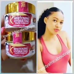 X 1 K-Whitening Hydrating Face Cream With Vitamin C & Glutathion 30ml X 1👌