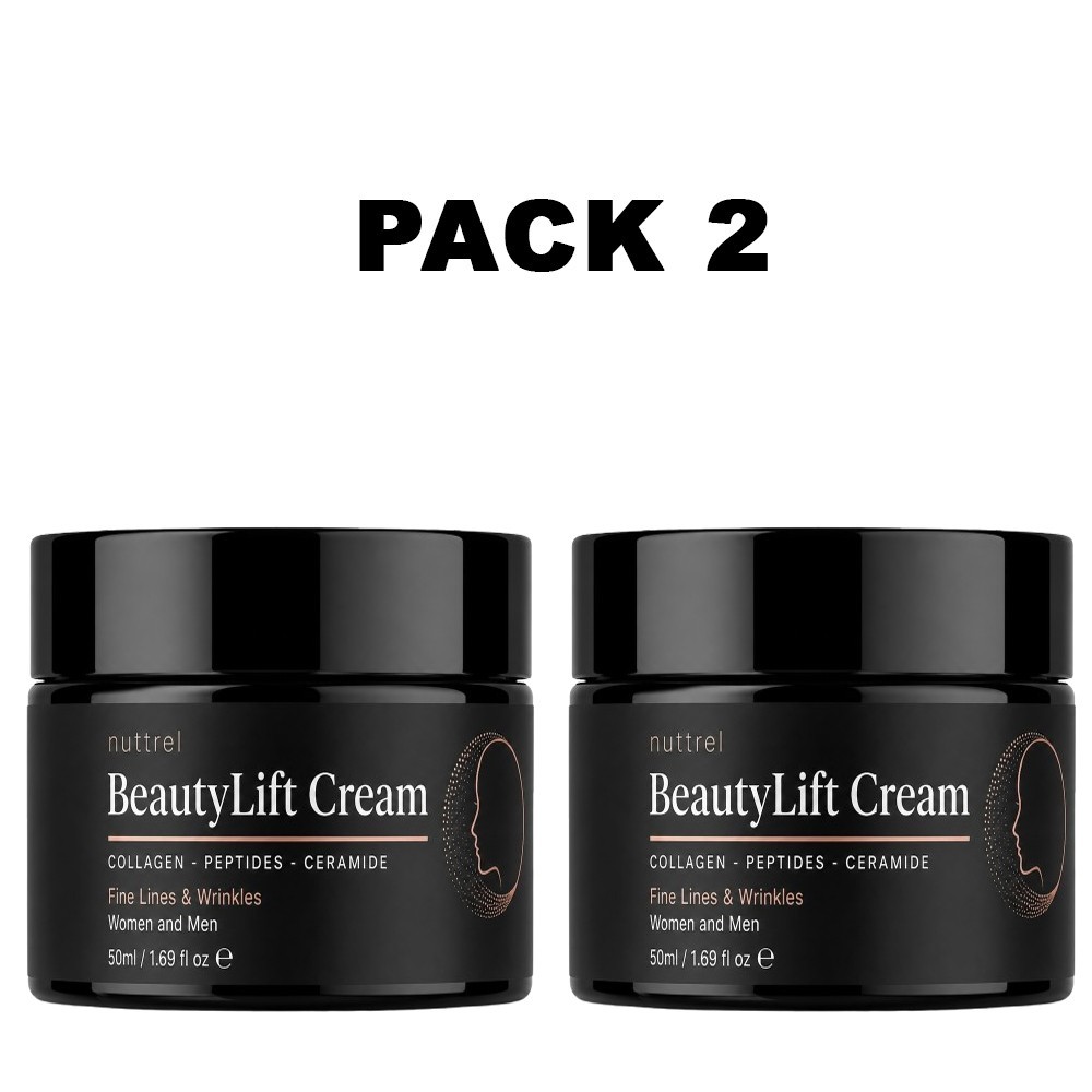 (Pack 2) Nuttrel BeautyLift Cream 50g Advanced Skin Firming Radiance Moisturizer