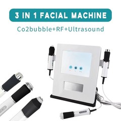 Facial SPA CO2 Bubble Oxygen Beauty Machines & Skin Bright Gel Exfoliat Pods Kit
