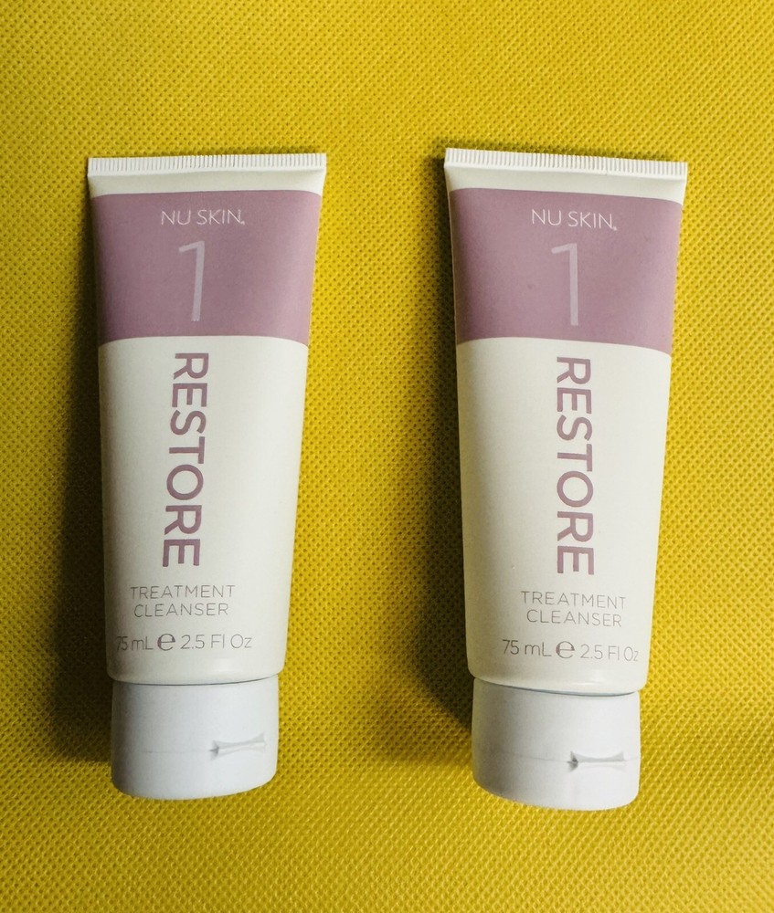 2 X Nu Skin Nuskin Lumispa Restore Treatment Cleanser 11/2025 Sealed NEW 75ml