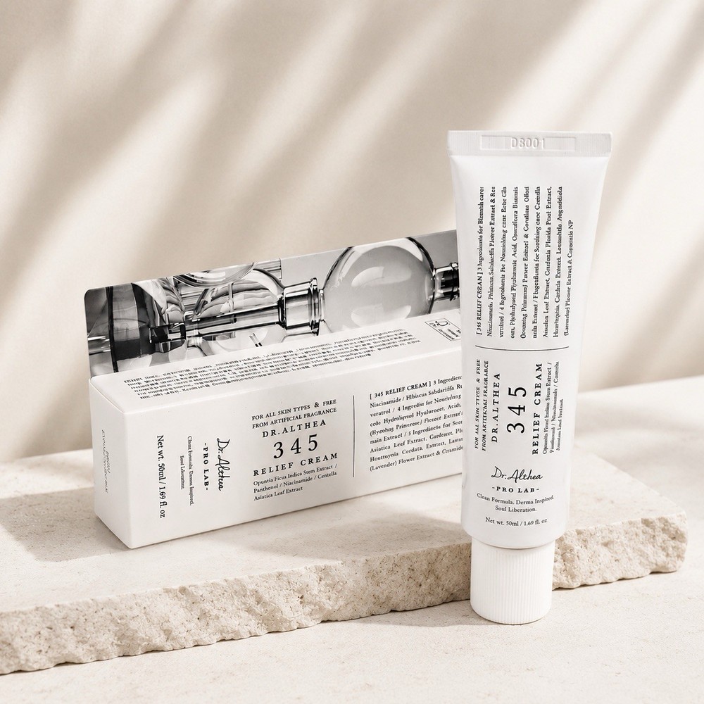 345 Relief Crema Dr Althea 50 ML. 1.69 Fl Onz clean formula.