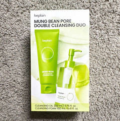 beplain Mung Bean Pore pH-Balanced Cleansing Set Oil 200ml + Foam 160ml #4