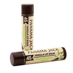Panama Jack Broad Spectrum UVA-UVB SPF45 Lip Balm Vanilla/Tropical (Chapstick)