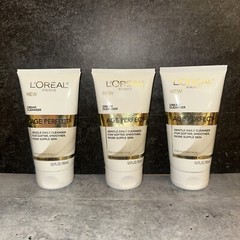 3 Lot L&rsquo;Oreal Paris Age Perfect Gentle Daily Cream Cleanser for Mature Skin 5oz