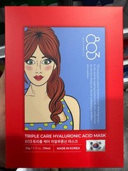 803 Triple Care Hyaluronic Acid Sheet Mask 10 Sheets Face Mask Made in Korea