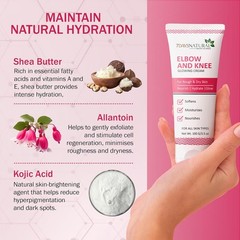 7DAYSNATURAL Elbow & Knee Glowing Cream Brightening Care for Dark skin 100 g