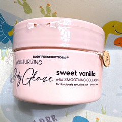 Body Prescriptions Body Glaze Moisturizing Collagen Cream Sweet Vanilla 8.4
