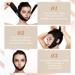 V Line Lifting Mask with Chin Strap – Face Slimming Band & Jaw Exerciser