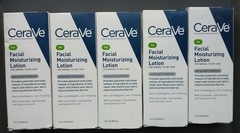 Pack of 5 CeraVe PM Facial Moisturizer, 3 Ounce Lotion Facial Normal Dry Skin