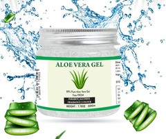 Aloe Vera Gel | 99% Pure Natural Aloe Gel | For Moisturizing Face Skin & Hair…