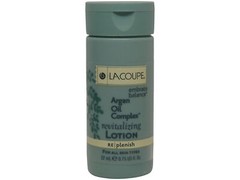 LaCoupe Argan Oil Complex Revitalizing Lotion Lot of 10 each 0.75oz bottles.