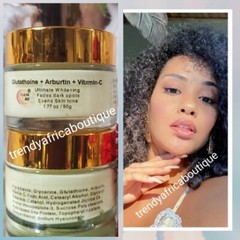 X 1 Jar. Clear ALL glutathion, Arbutin Ultimate Whitening Face Cream. 50g X 1