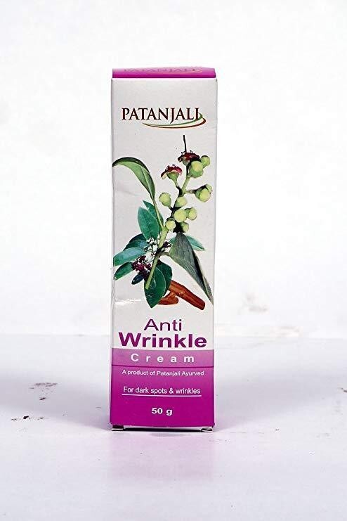 Patanjali Anti Wrinkle Cream For wrinkles & dark spots – 50gm | Pack Of 2