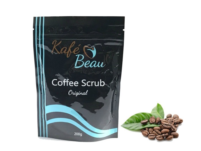 Kafebeau Kona Coffee And Sea Salt Scrub Also Available In Coconut And Lavender!