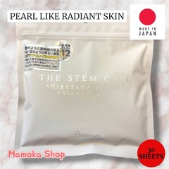 The Stem Cell Face Mask Premium Shiratama Essence Hydrating 30 Sheets Made Japan
