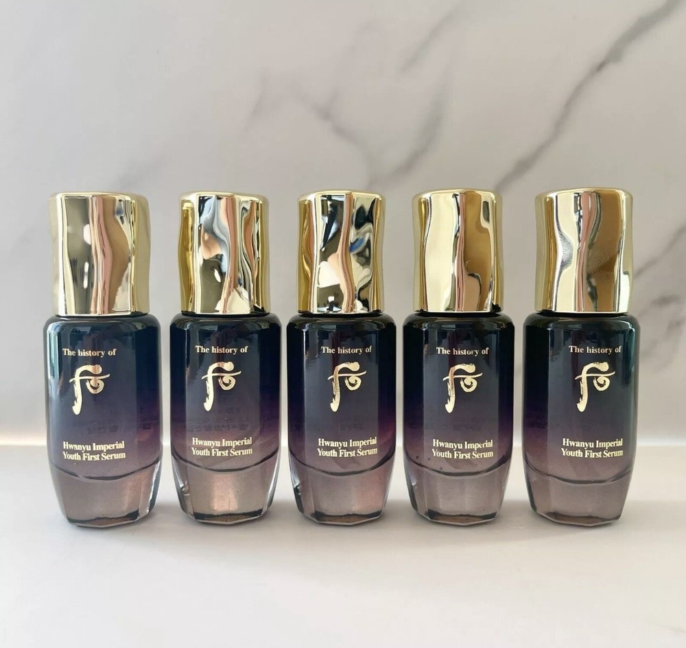 【5 PCs】The History of Whoo Hwanyu Imperial Youth First Serum 15ml x 5 = 75ml