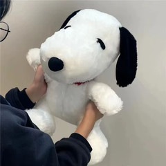 30cm Cartoon Cute Snoopy Plush Toy Pillow Sofa Back Plush Doll Gifts For Child