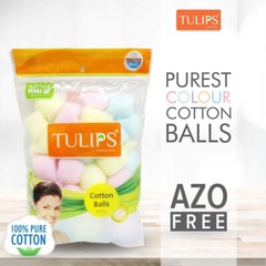 100% PureTulips Multicolor Cotton Balls (50 Pieces) – Pack Of 1 – Free Shipping