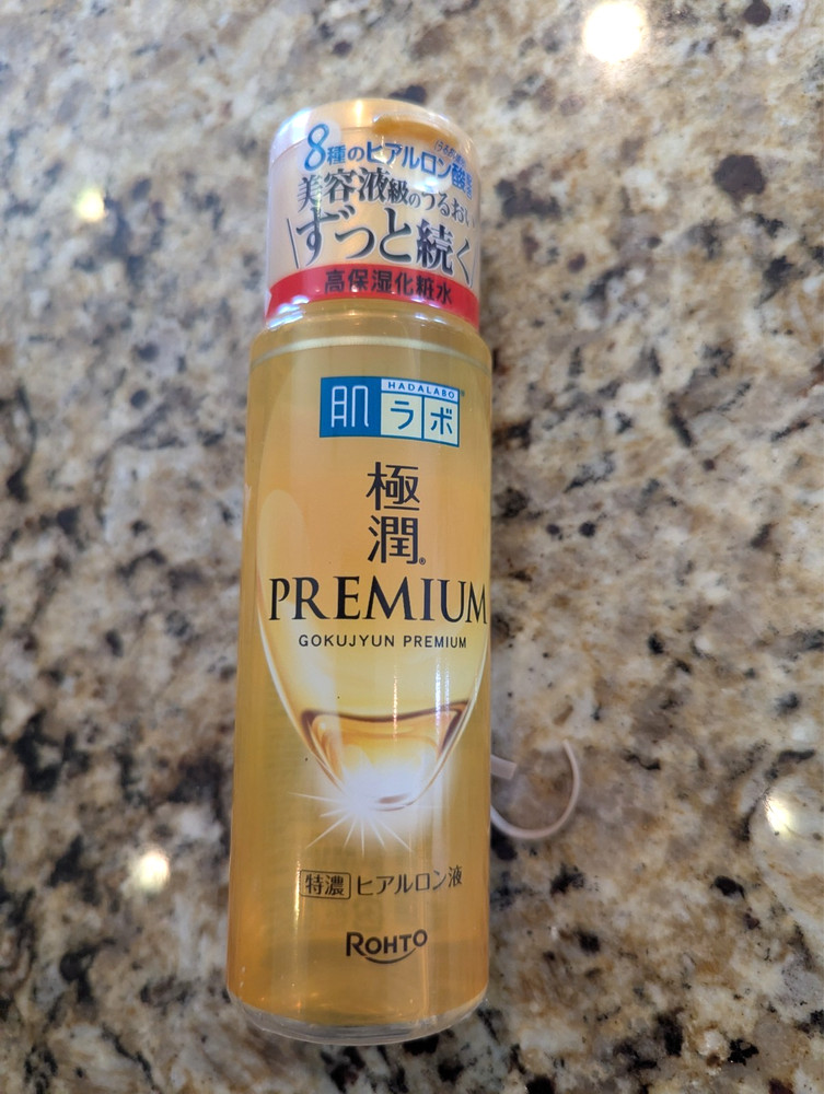 Hada Labo Rohto Gokujyun Premium (Lotion Clear) Hyaluronic Solution 5.75 oz